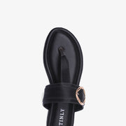 Women's Abrin Toe Flats-SF2538