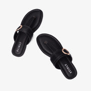 Women's Abrin Toe Flats-SF2538